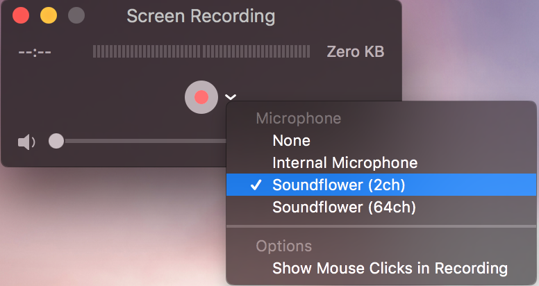 change audio innput